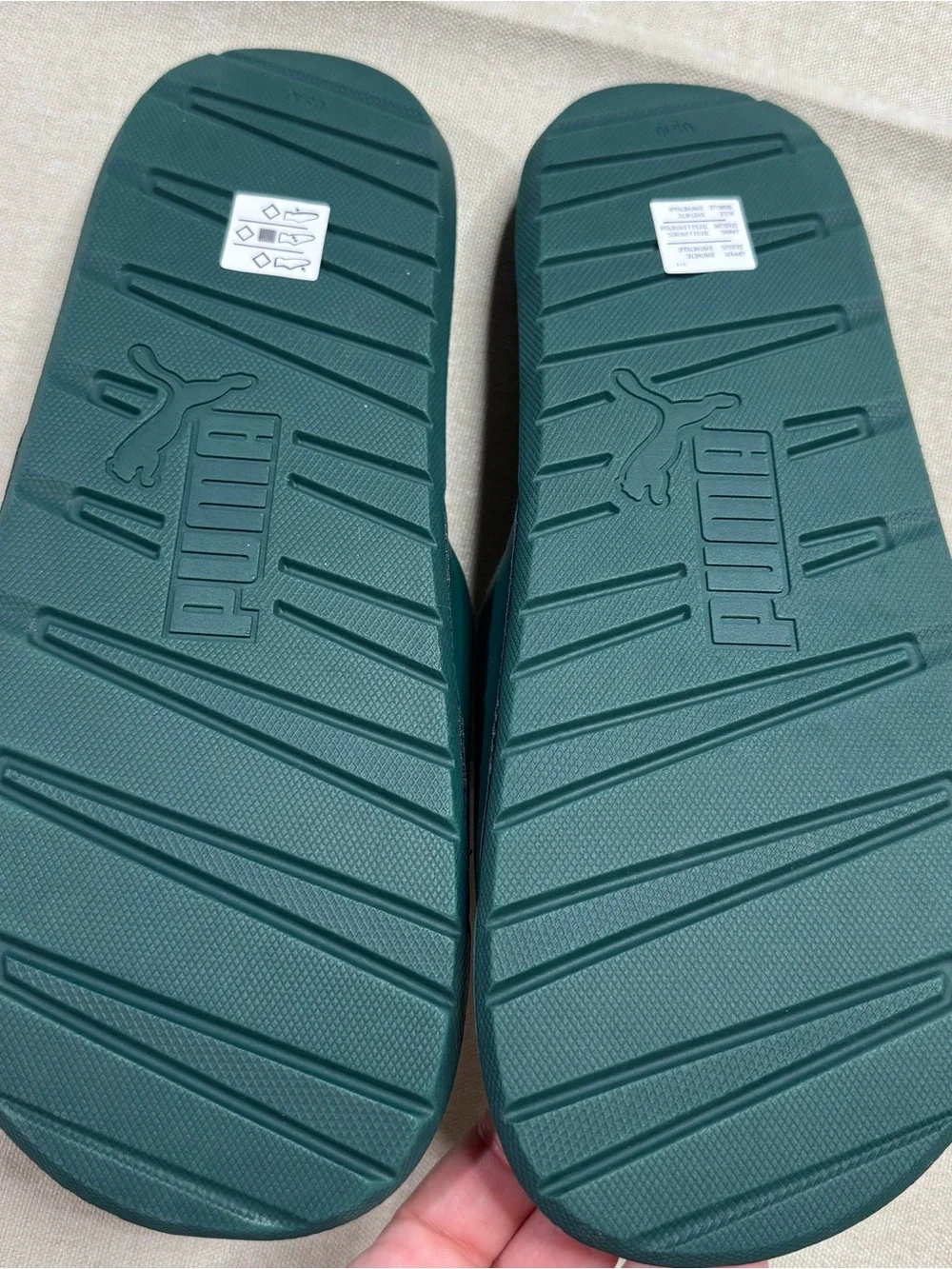 Puma Cool Cat 2.0 Dark Myrtle Slide Sandals SoftFoam Men’s 10 NWT